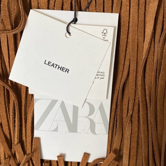 Leather fringe bag - Picture 3 of 3